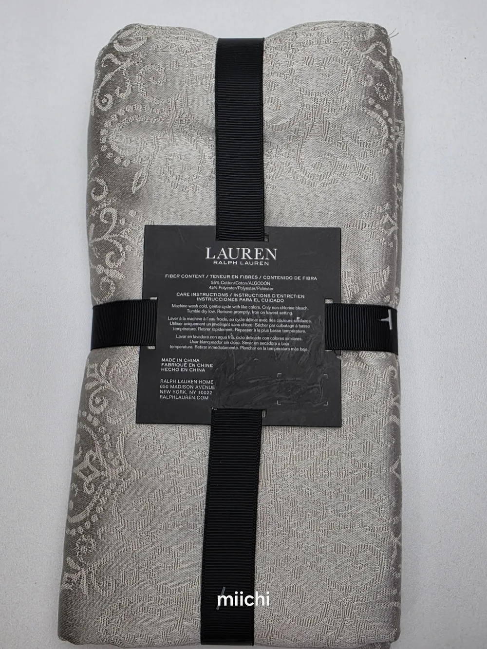 Lauren Ralph Lauren Silver Napkin Set - 4 Pack